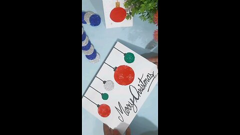 DIY handmade Christmas Card || card ideas