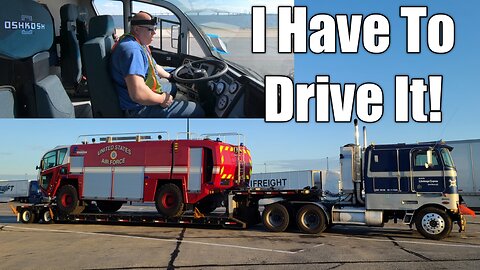 Driving And Unloading Oversized Fire Truck - 040