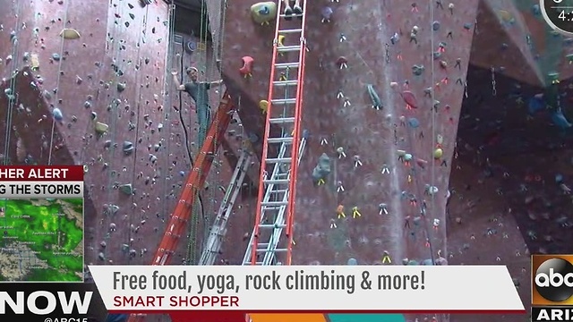 Free food, yoga, rock climbing and more at this weekend event