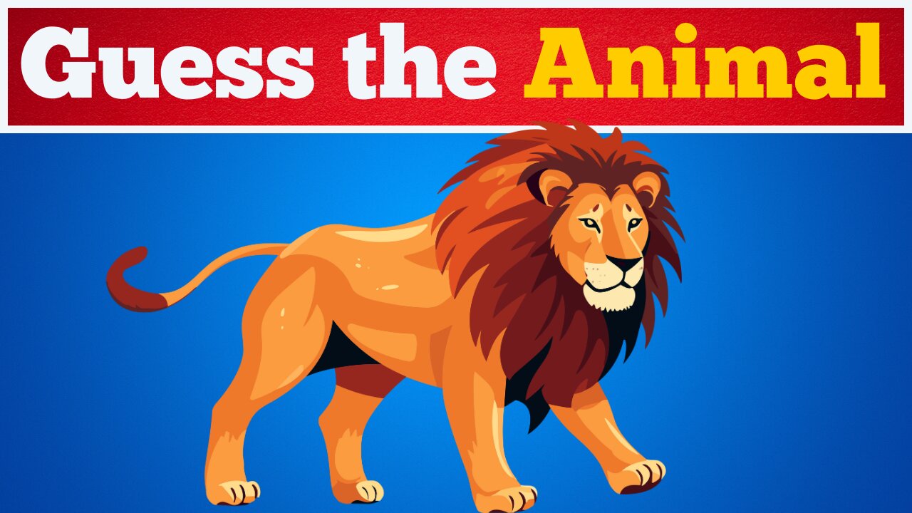 Guess the 100 Jungle Animal! Fun Educational Animal Quiz for Kids | Jungle Animal Guessing Game