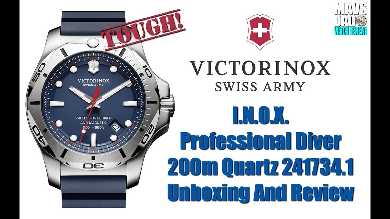 Tough As Nails! | Victorinox I.N.O.X. Professional 200m Quartz Diver 241734 Unbox & Review