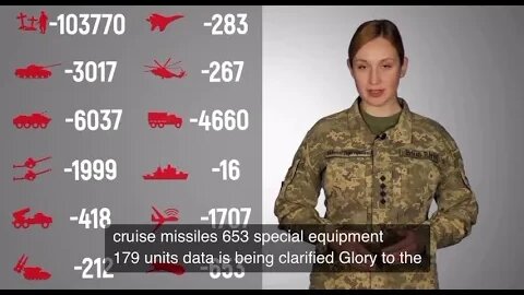 Ukrainian update on Russian losses