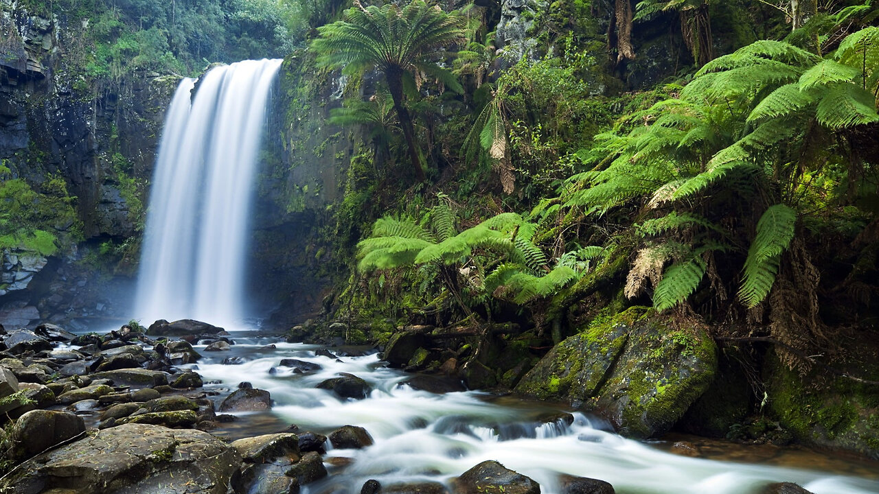 Oregon Waterfalls in Wintertime | 4K Nature Relax Video | Short Preview |