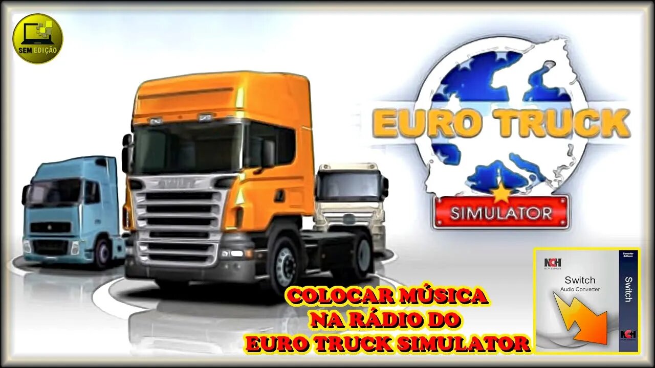 COMO COLOCAR MUSICA NO RADIO EURO TRUCK SIMULATOR 1 #semedissaum #pc #games