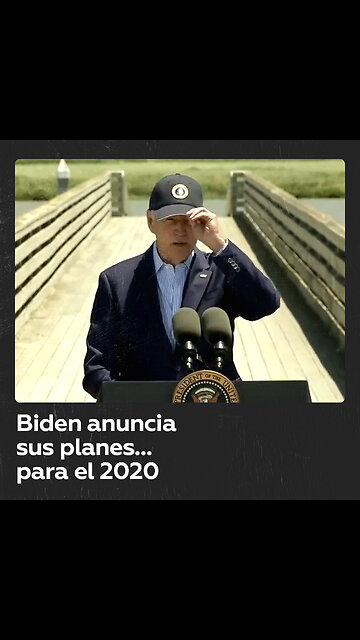 Nuevo lapsus: Biden anuncia sus planes presidenciales para el 2020