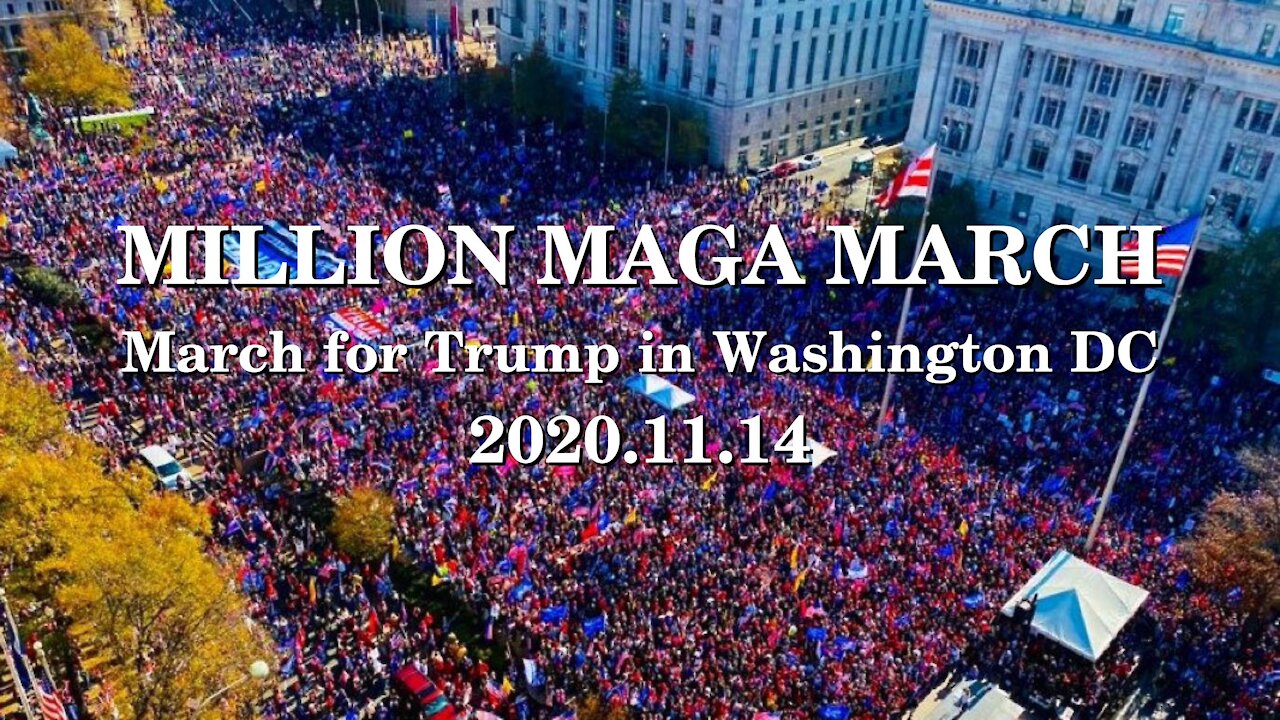 March for Trump | Million MAGA March | Washington DC | 2020-11-14