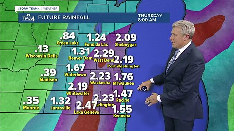 Rainy and windy Wednesday