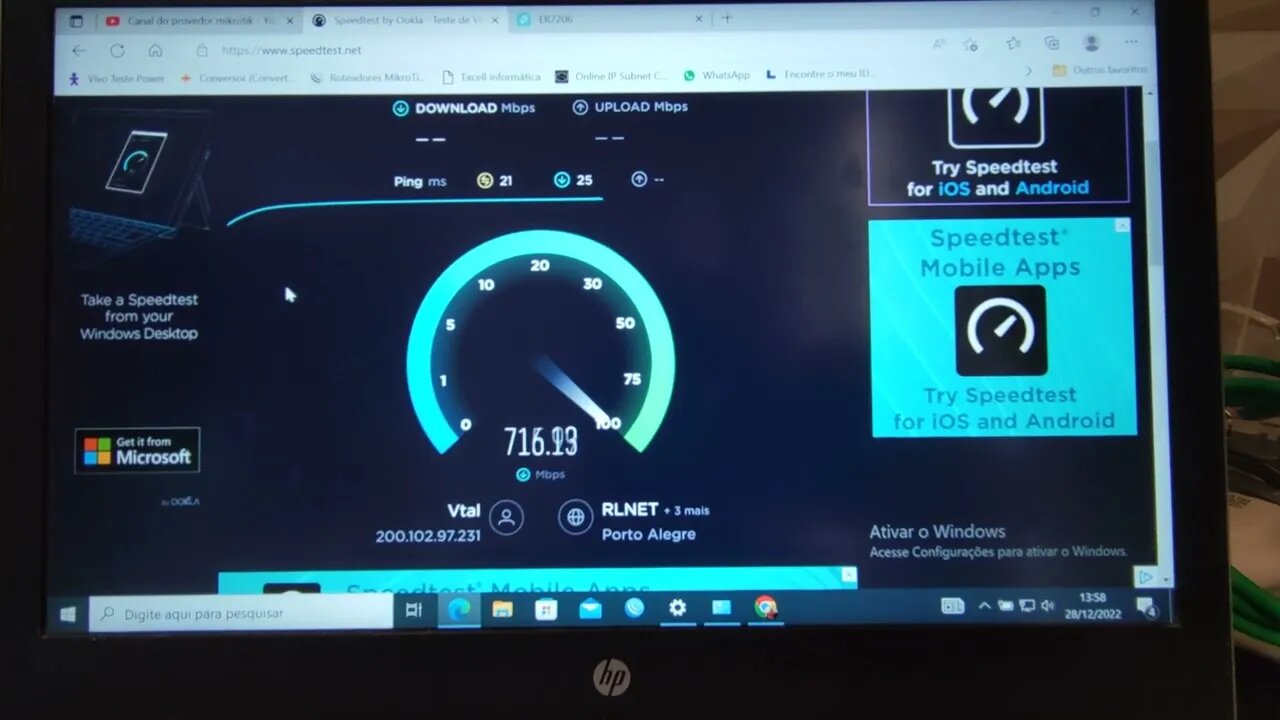tp link load balance continuam os testes
