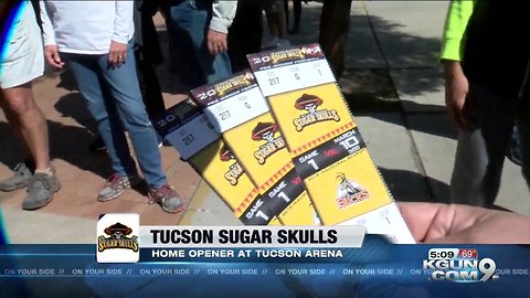 Fans come out to support Sugar Skulls