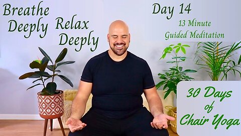 Day 14 - Breathe Deeply, Relax Deeply - 30 Days Of Chair Yoga - 14 Minute Guided Breath Meditation