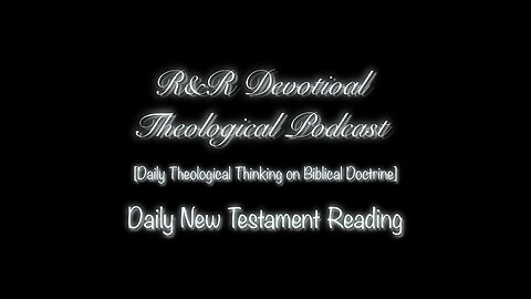 Daily New Testament Reading - Matthew 26