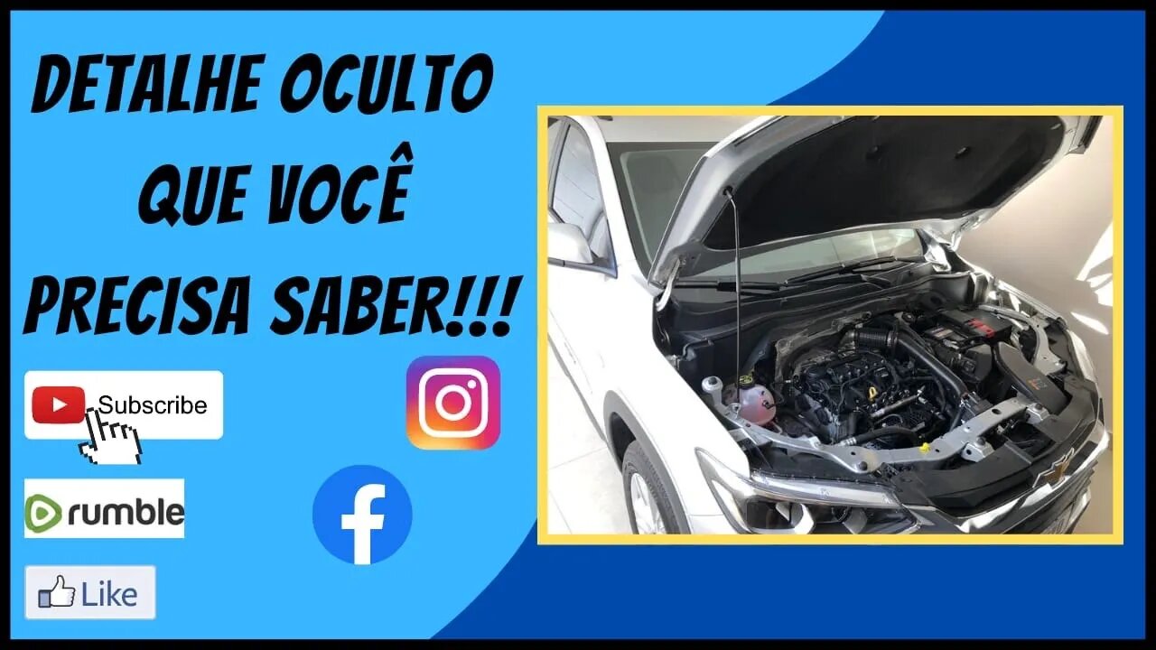 GM Tracker um detalhe no cofre do motor aonde esta acumulando folhas e sujeira fique ligado!