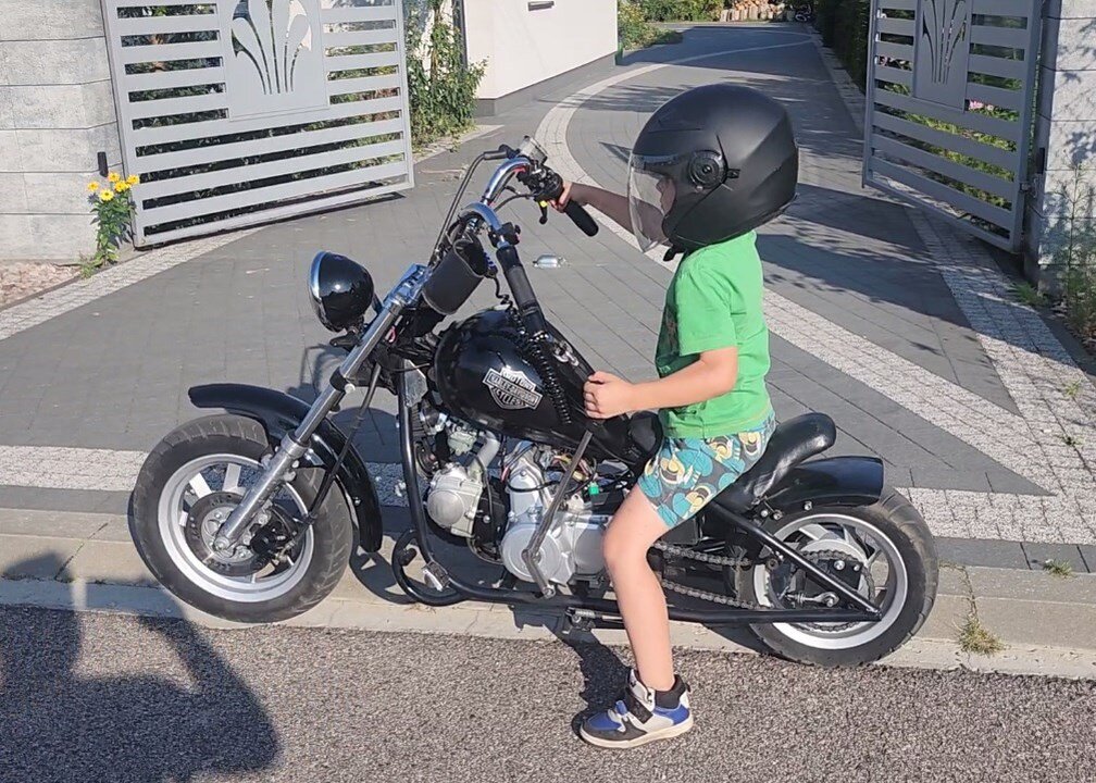 A six-year-old boy and "Harley" ;) #2