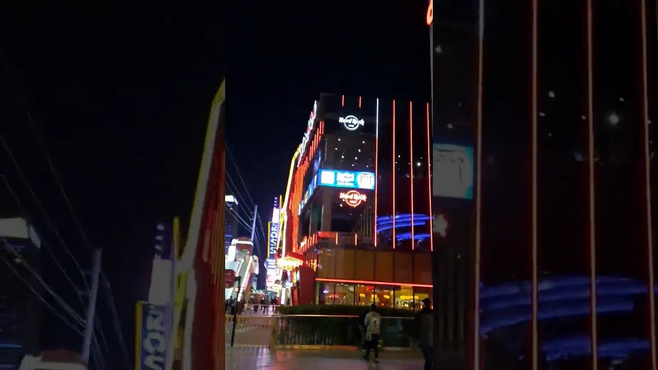 M&M매장 부근 거리, 라스베가스,LA