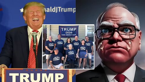 Tim Walz's entire family REJECTS him! ENDORSES Trump in BOMBSHELL photo!