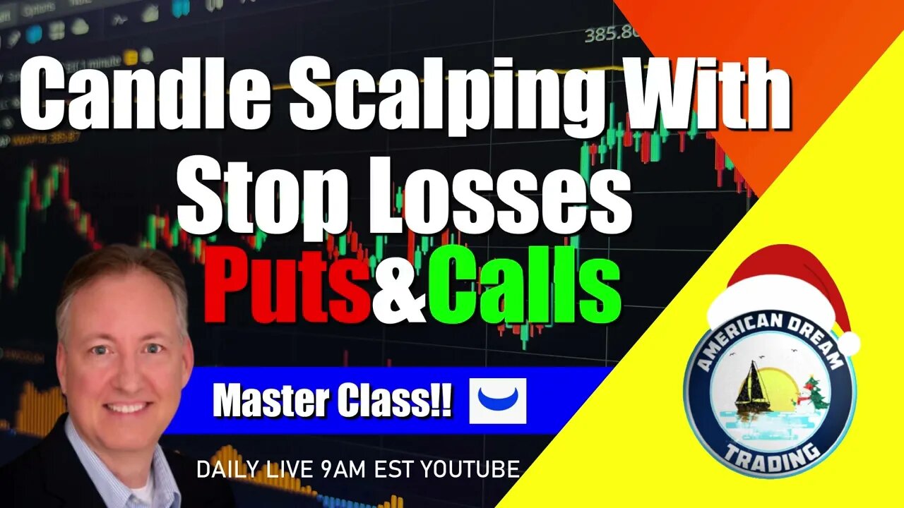 Candle Scalping With Stop Losses Call & Put Options Stock Market Training