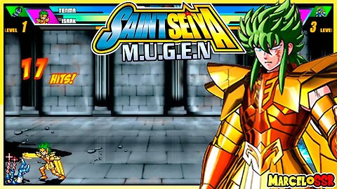 Tenma & Isaak Vs. Albione & Cisne Negro - Saint Seiya M.U.G.E.N