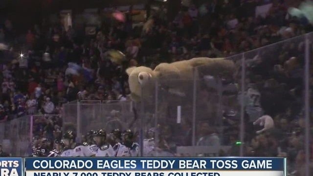 Colorado Eagles Teddy Bear Toss