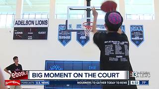 Las Vegas boy makes amazing basketball shot