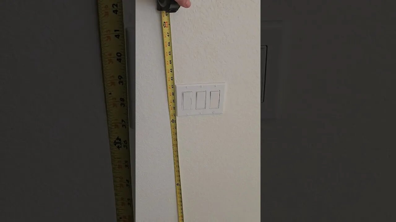 Is 3 feet a good height for light switches?