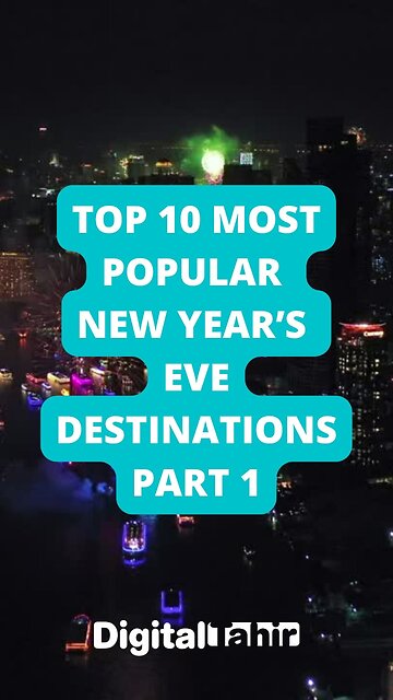 Top 10 Most Popular New Year’s Eve Destinations Part 1
