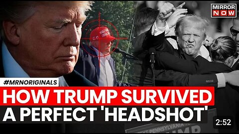 Donald Trump Latest News | How Donald Trump Survived A Perfect Headshot | English News |Trump News