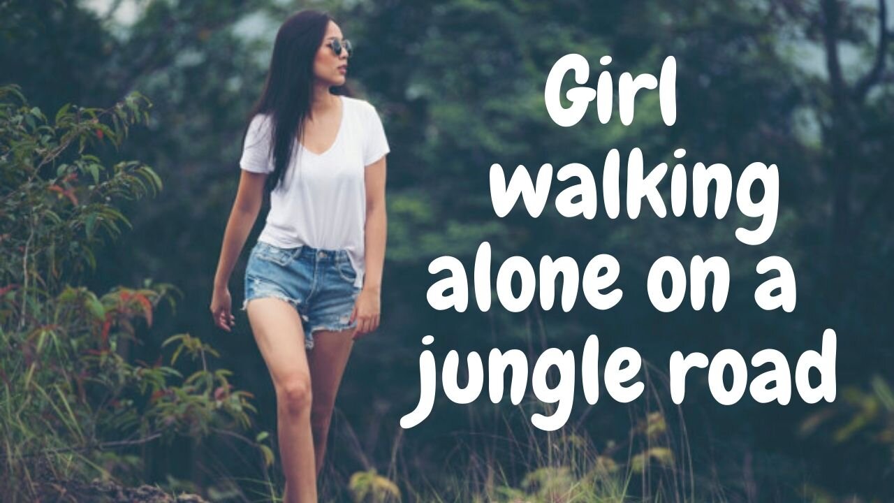 walking alone on a forest | jungle area | Ecological experience | beauty background