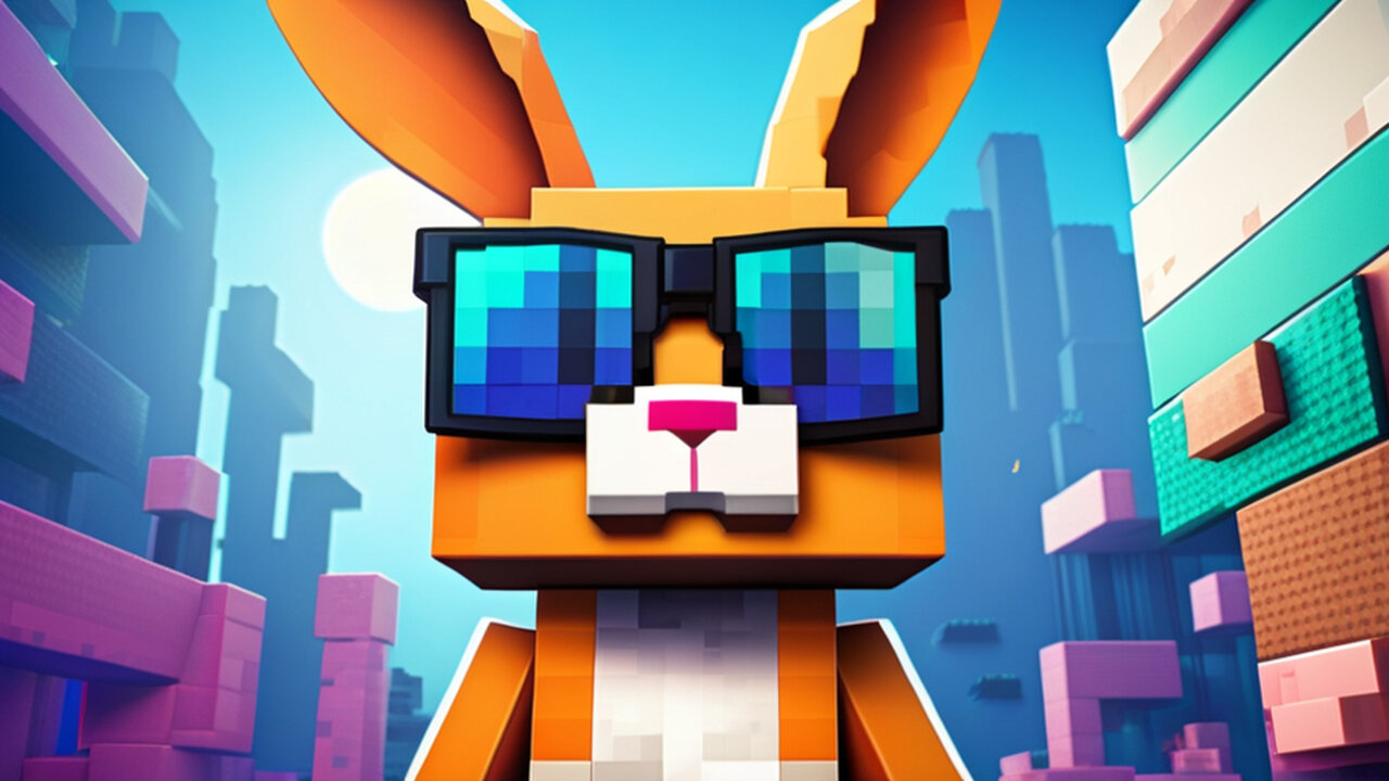 How To Make A Bunny Wearing Sunglasses Banner In Minecraft