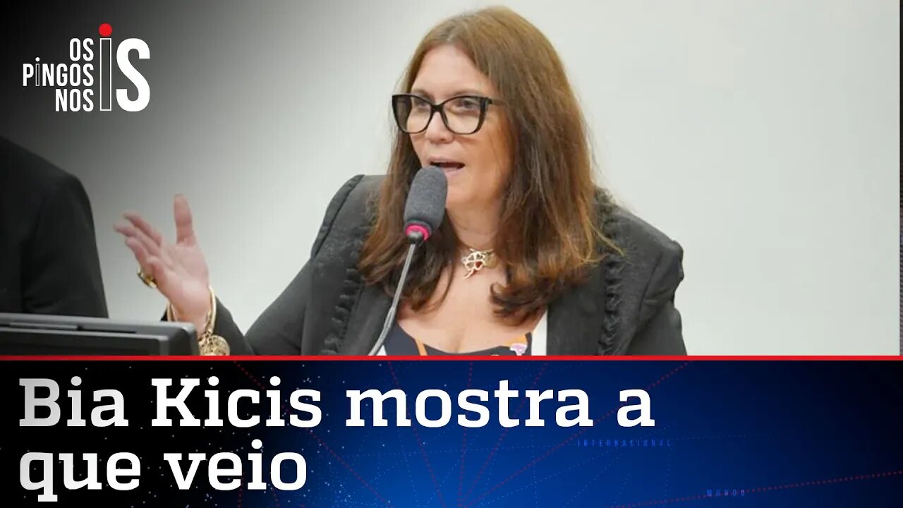 Bia Kicis enquadra petista e coloca ordem na CCJ