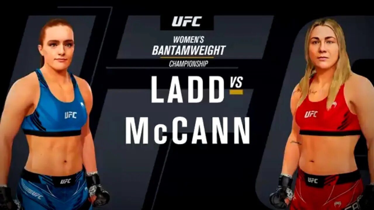 EA Sports UFC 4 Gameplay Molly McCann vs Aspen Ladd