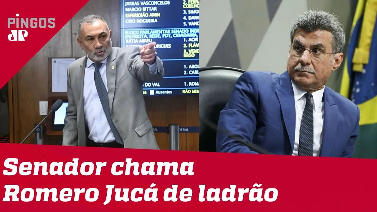 Senador chama Romero Jucá de ladrão