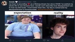 my heart is pounding 💔 #dreamfacereveal