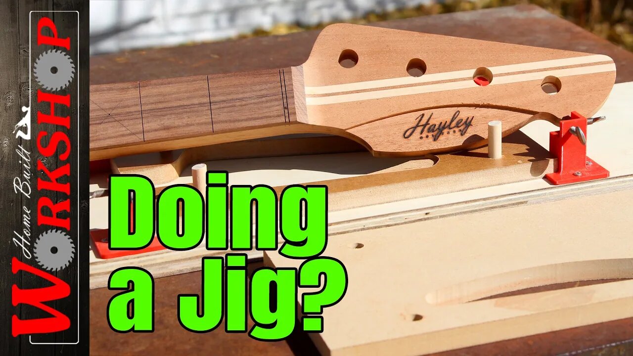 Building a Jig to Shape my headstock | Bass Build EP3