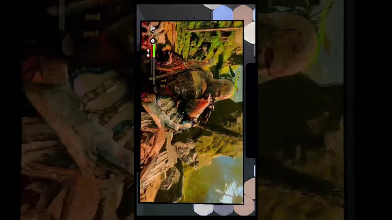 God of War Ragnarok on a LG C1! Full video on my channel #gamingsetup #gaming #godofwarragnarok
