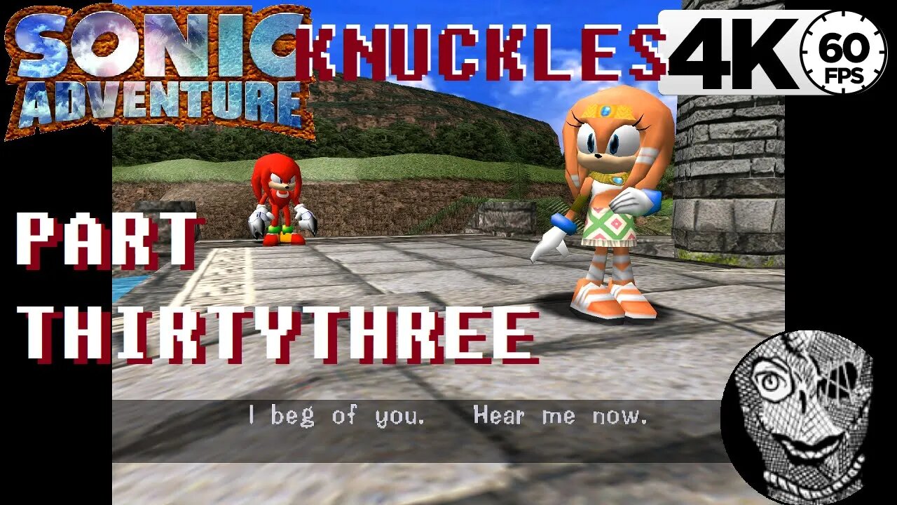 (PART 33) Sonic Adventure 4k [Stage 4 Lost World] KNUCKLES