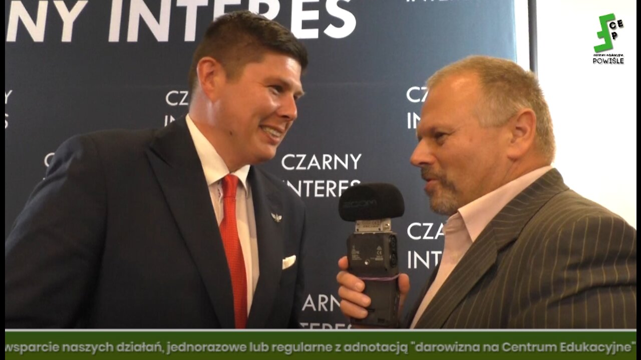 Michał Nieznański - premiera filmu "Czarny interes" 10.09.2021 rozmowa z odtwórcą roli drugoplanowej