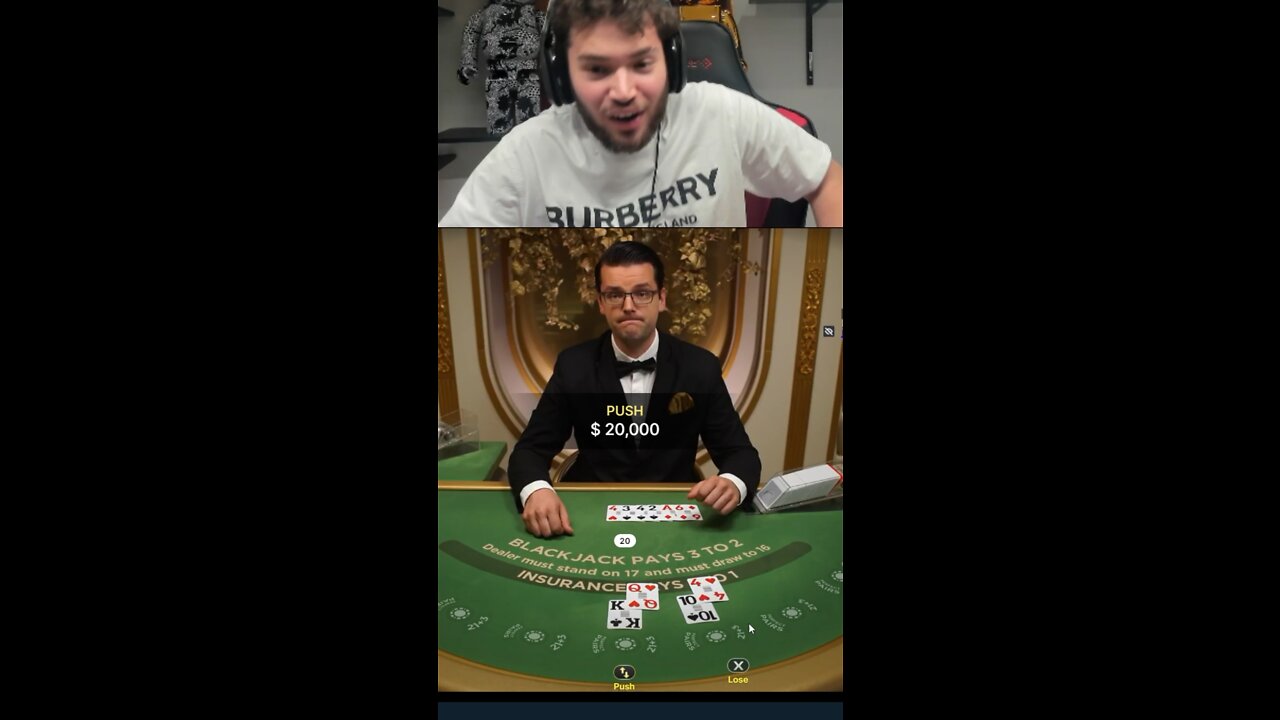 ADIN ROSS LOSES ON BLACKJACK AND RAGES!