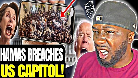 HAMAS ACTIVISTS STORM US CAPITOL! FIGHT COPS, DEFACE BUILDING, TEAR UP OFFICES, THREATEN REPS. JAIL!