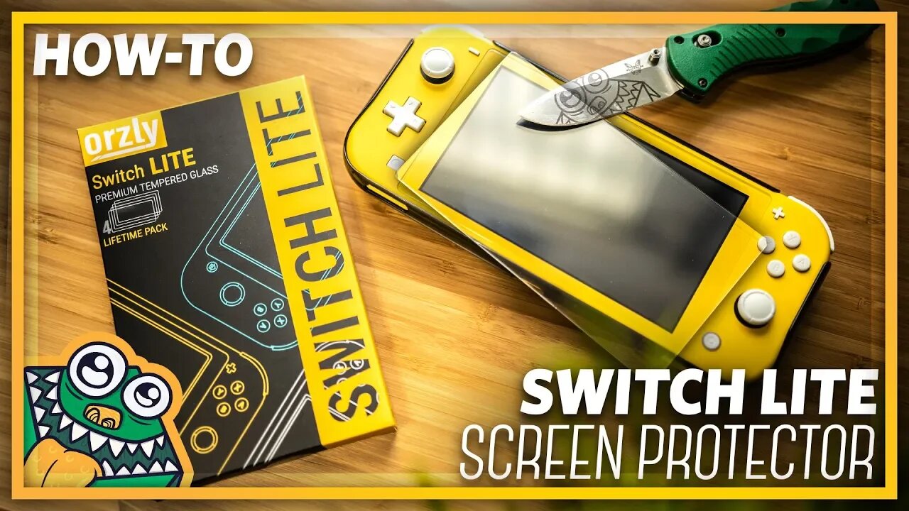 Nintendo Switch Lite Screen Protector - Orzly 4-Pack - How-to + GIVEAWAY!