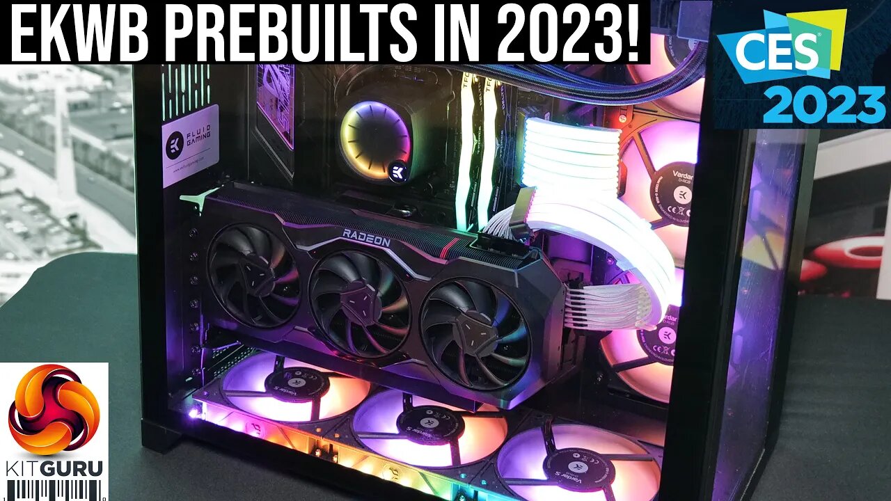 CES 2023: EKWB modded PCs, Nucleus AIO and the $60K server!