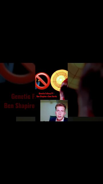 Sam Harris Accuses Ben Shapiro of the Genetic Fallacy!! 🧬🧬 #morality #benshapiro #religion #god
