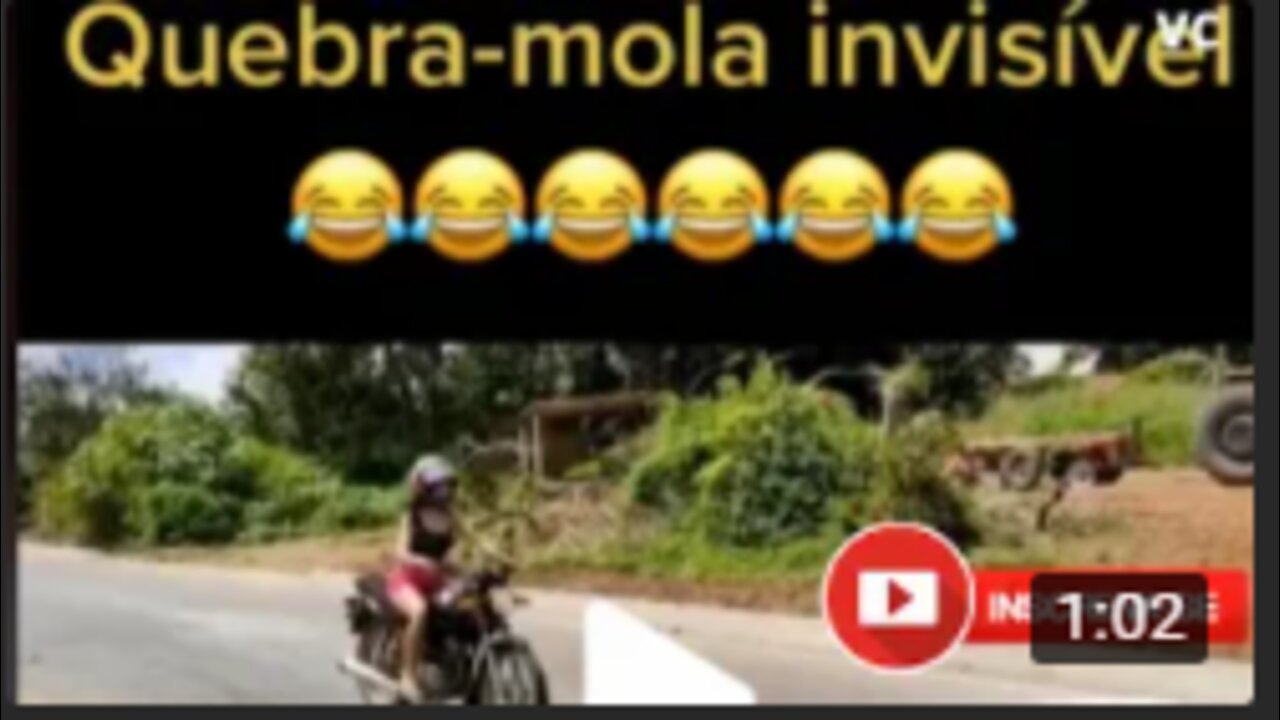 Quebra- mola invisível