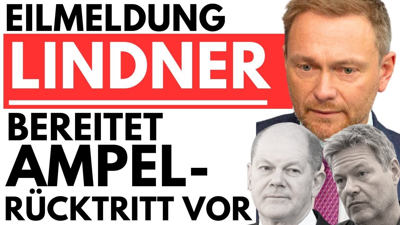 💥EILMELDUNG: CHRISTIAN LINDNER BRINGT AMPEL ZUM PLATZEN!💥@Deutsche Politik🙈