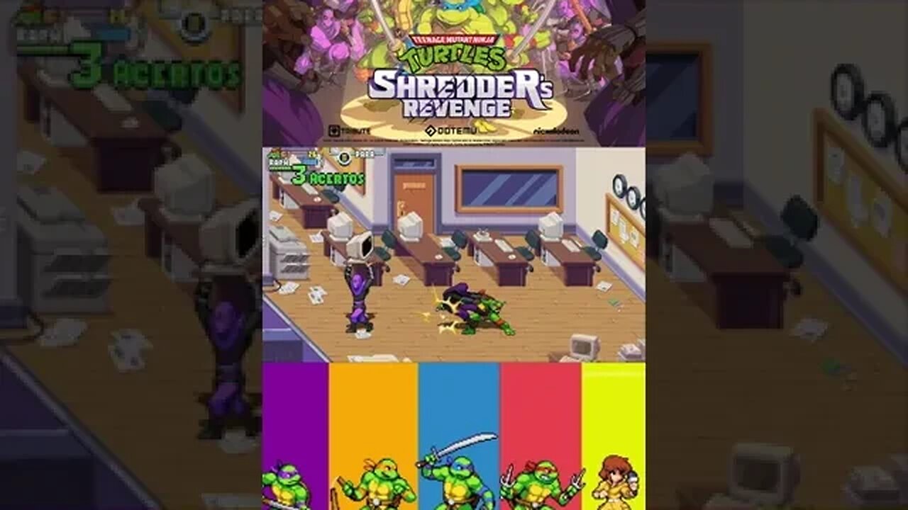 Tartarugas Ninjas Gameplay - parte 3