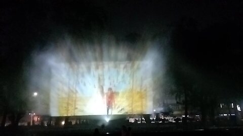 Madhya Pradesh Rose Garden Waterfall Night Show