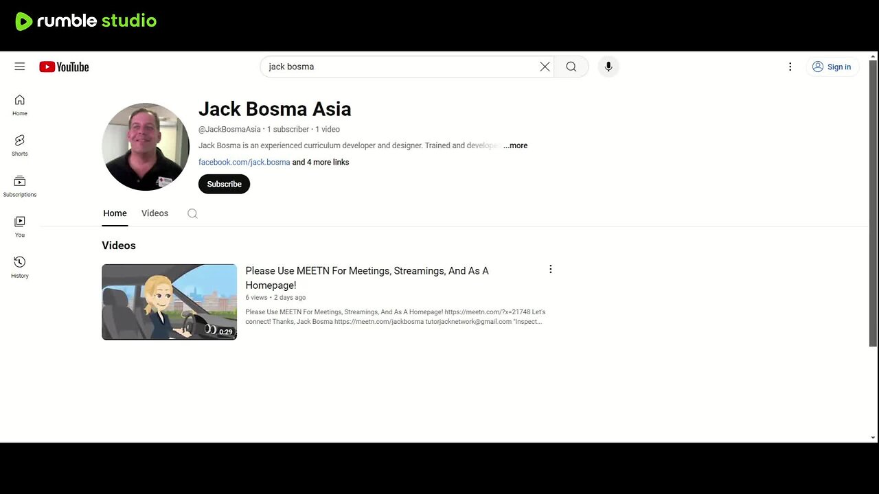 Title: Create A Jack Bosma (Your City) YouTube Channel