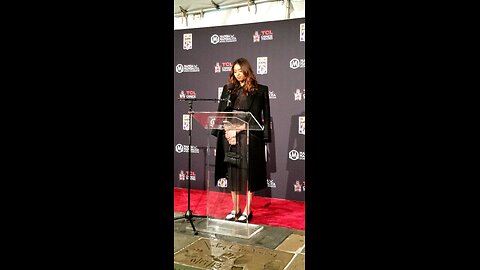 Natalia Diamante Bryant at Kobe Bryant hand and footprint ceremony - speech 3/3