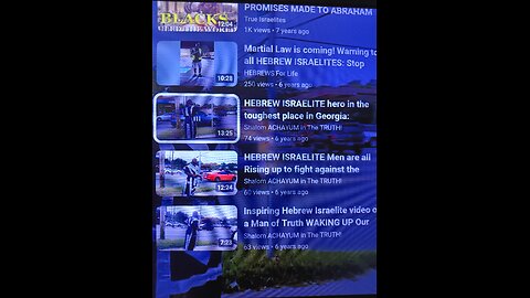 HEBREW ISRAELITE HEROES: TV NEWS PROFILE BISHOP AZARIYAH AS A CRUSADER OF RIGHTEOUSNESS