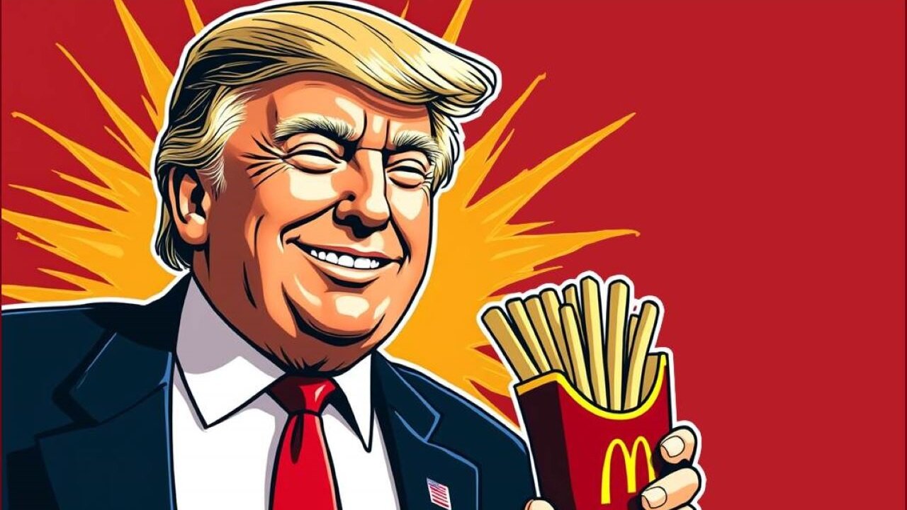 McDonald J. Trump: He Did It! President Trump Makes McDonald's Fries