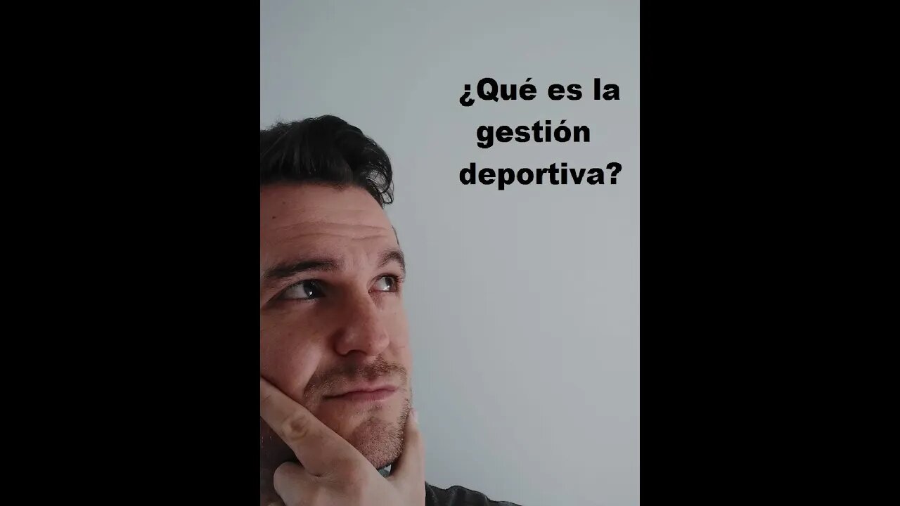 Qué es la gestión deportiva?